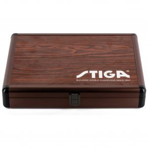 STIGA Batwallet Deluxe Aluminum Case Wooden - Click Image to Close